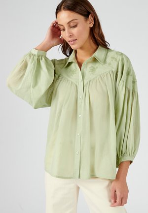 Chemisier Brodé Manches Longues TOGETHER - Taille 42-44, En Viscose, Neuf Sans étiquettes