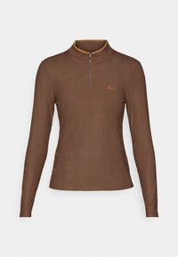 KELLY MOCKNECK - T-shirt à manches longues - mahogany
