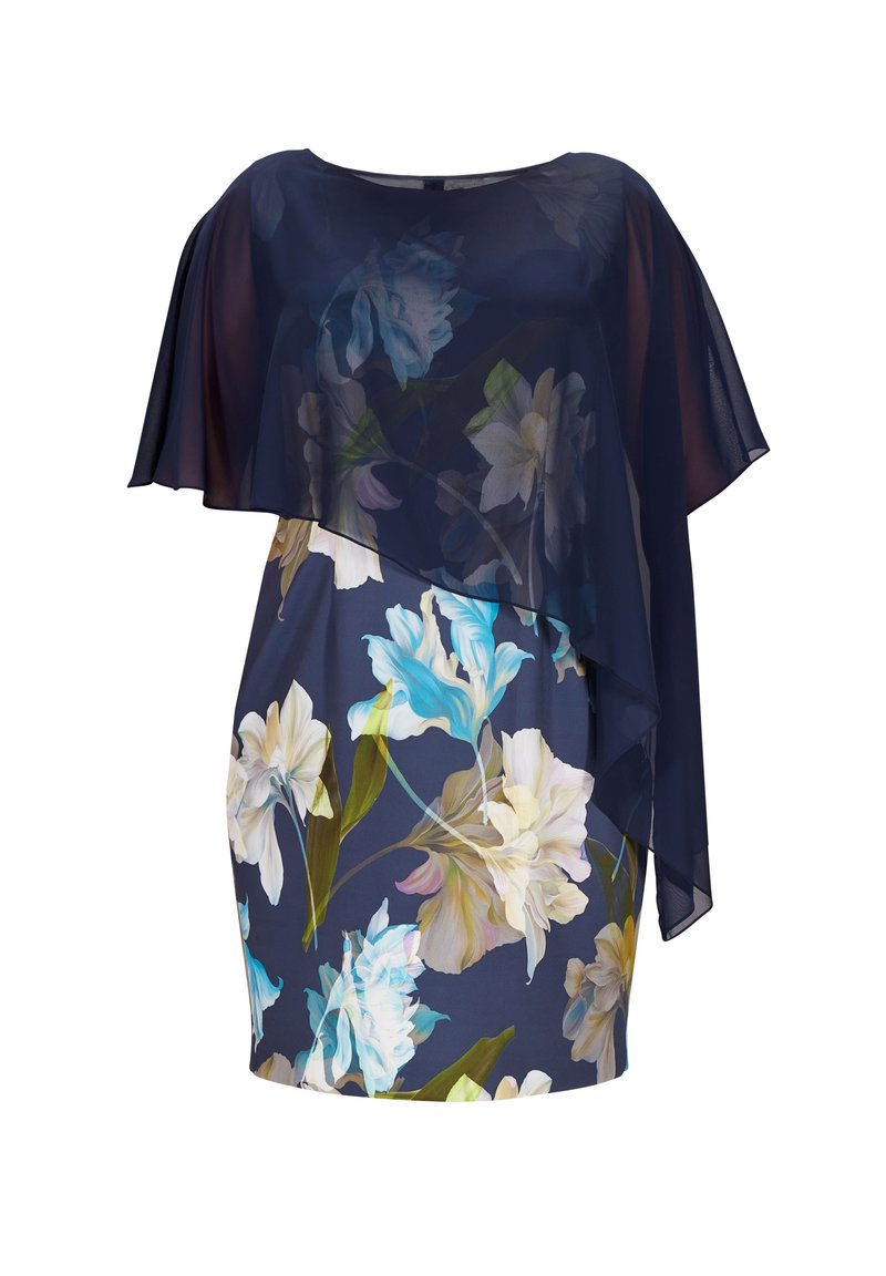 Swing Curve Jurk blauw