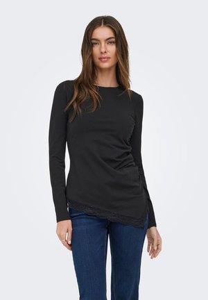 ONLY, ONLLIVE - Langærmet T-shirt - black