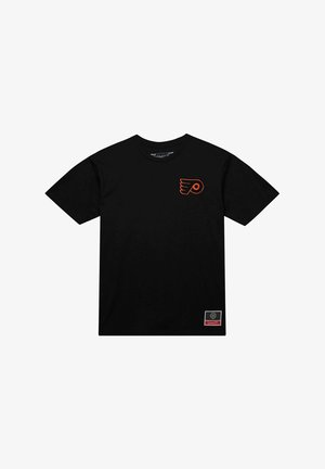 Mitchell & Ness SHOT CLOCK PHILADELPHIA FLYERS - T-Shirt print - black