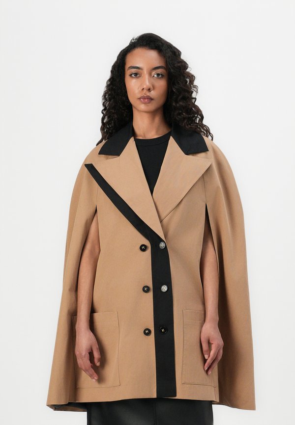 FASHION TRENCH CAPE - Short coat - nougat