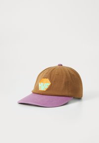 BIG BLOCK WASHED 6 PANEL HAT UNISEX - Cappellino - brown