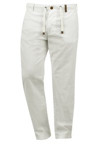 IDIVES LINEN MIX - Püksid - off-white