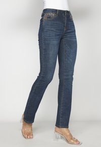Koroshi BELL  - Jeans bootcut - azul osc   dark blue