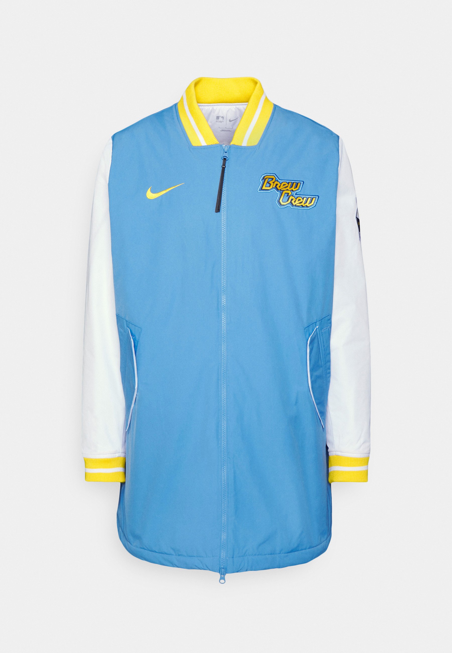 Milwaukee Brewers 2022 MLB Authentic City Connect Nike Dugout Jacket