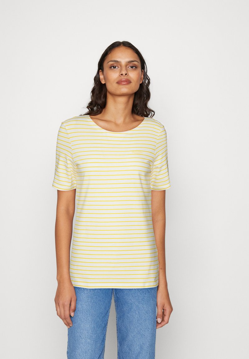 Marc O'Polo SHORT SLEEVE ROUND NECK - T-Shirt print - morning sun ...