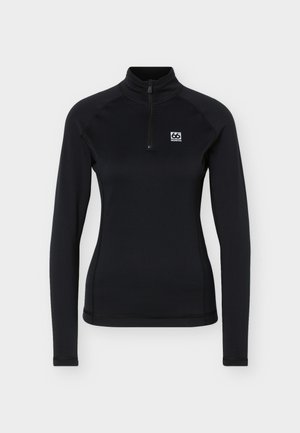66 North, GRETTIR ZIP NECK - Sweat polaire - black