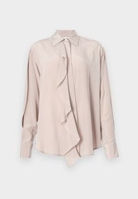 ASYMMETRIC RUFFLE  - Cămașă - taupe