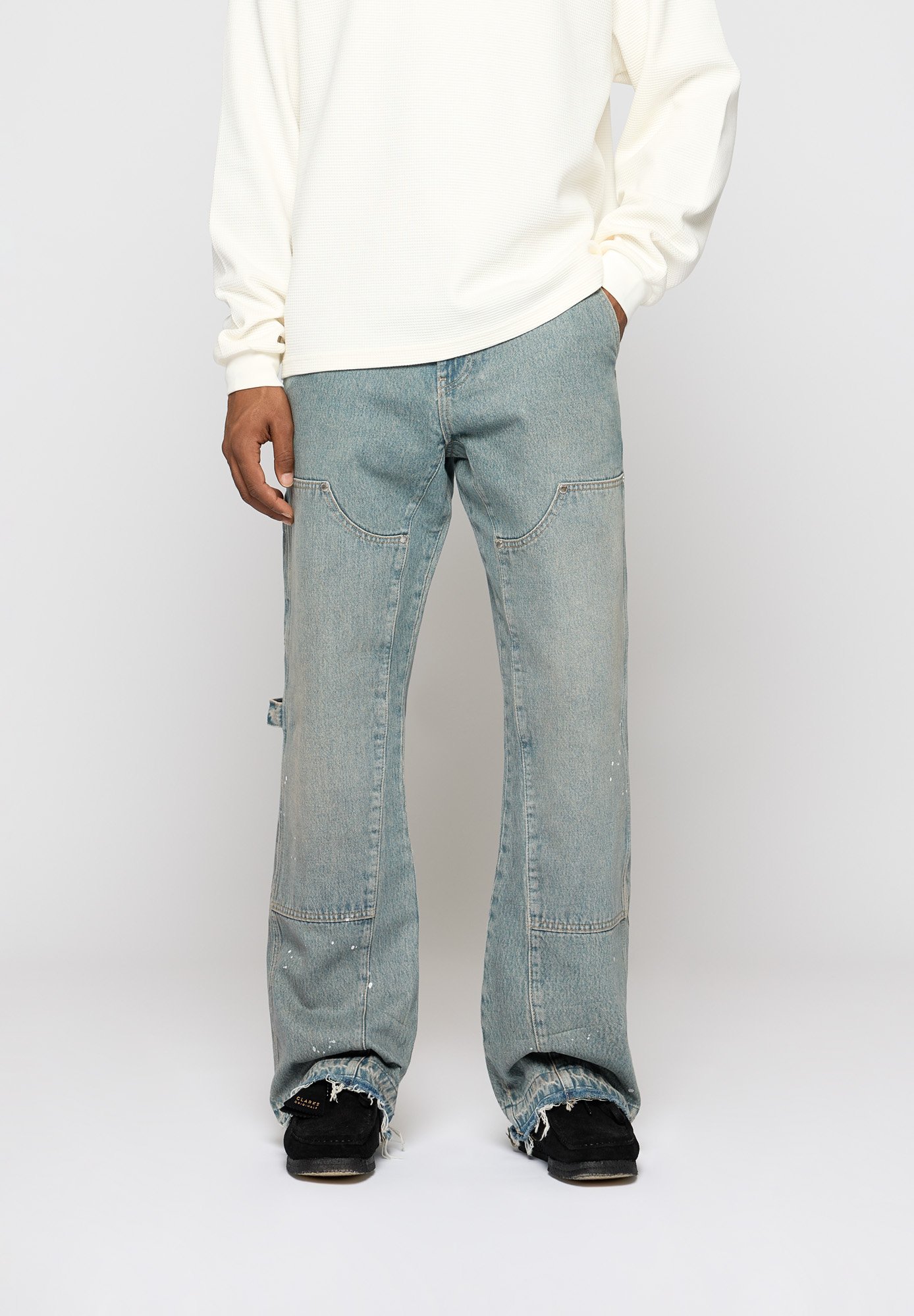 Jeans Bootcut SKINNY Pour Homme - Taille 32S, Bleu, Coupe Ajustée, état Très Bon (pas De Taches Ni Déchirures)