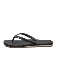 Volcom CONCOURSE - Pantolette flach - black white