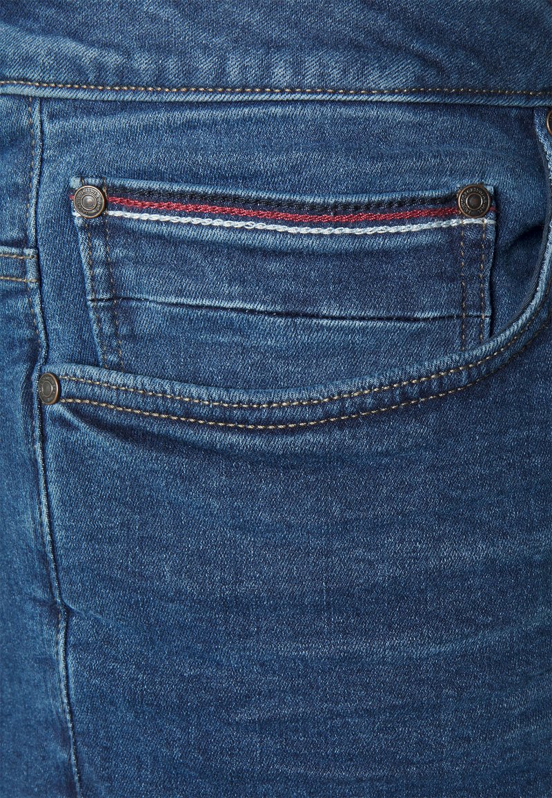 Herren Skinny Fit | Jack's Sportswear SUPERFLEX Jeans Tapered Fit used indigo/dark-blue denim - JX82859 Herren Skinny Fit | Jack's Sportswear SUPERFLEX Jeans Tapered Fit used indigo/dark-blue denim - JX82859