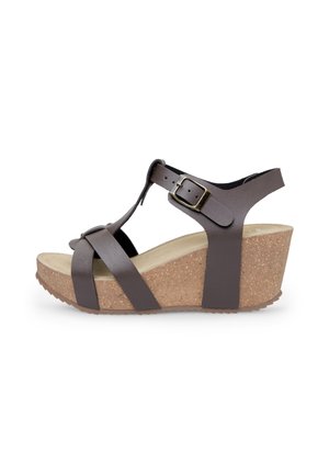 Platform sandals - marrone