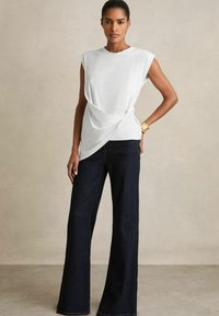 Reiss REGULAR FIT - DRAPE - T-shirts print - white