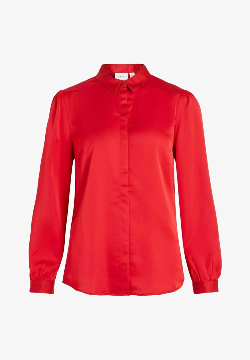 VILA VIELLETTE - Skjortebluser - barbados cherry