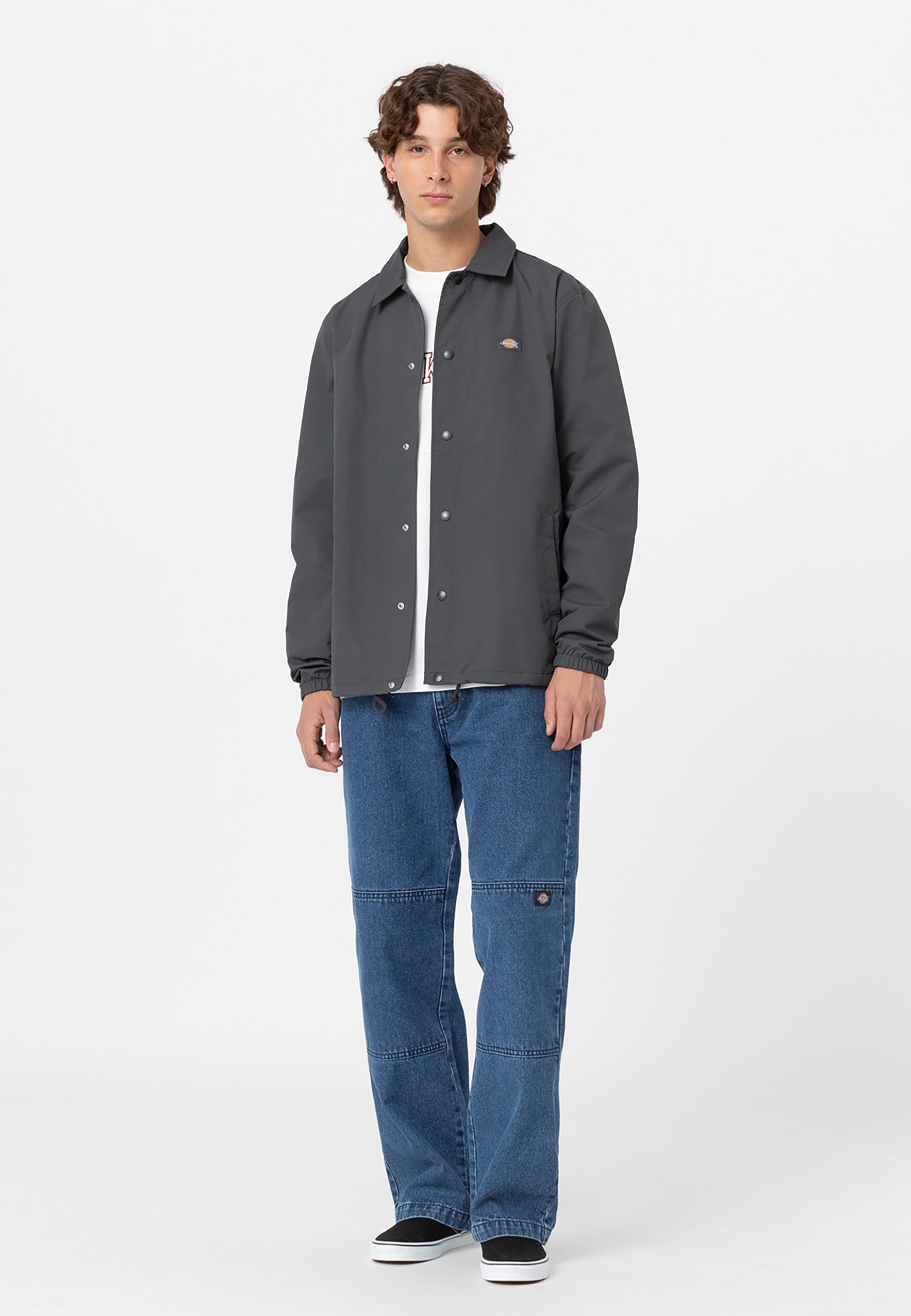 Dickies OAKPORT COACH - Summer jacket - charcoal grey/grey