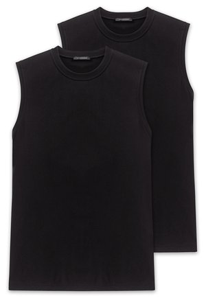Schiesser 2 PACK - Undershirt - schwarz