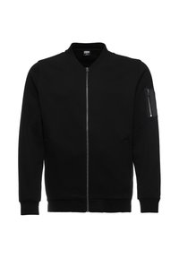 BOMBER JACKET - Užtrauktuku užsegamas treningas - black