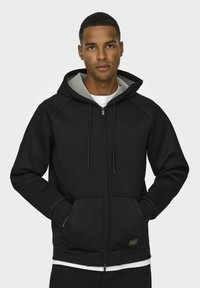 Only & Sons ONSBOBBEY - Felpa con zip - black