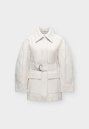 Selected, SLWALAIA QUILTED - Zimná bunda - silver coloured/birch