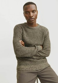 Jack & Jones EINFARBIG - Striktrøje - crockery