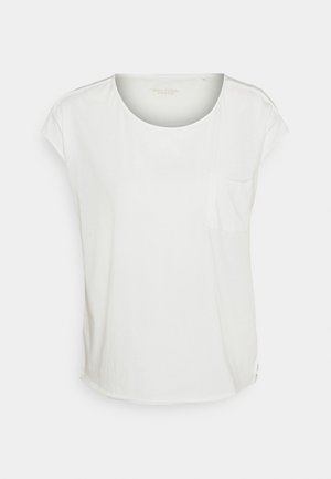 SHORT SLEEVE CHEST POCKET - Basic T-shirt - scandinavian white