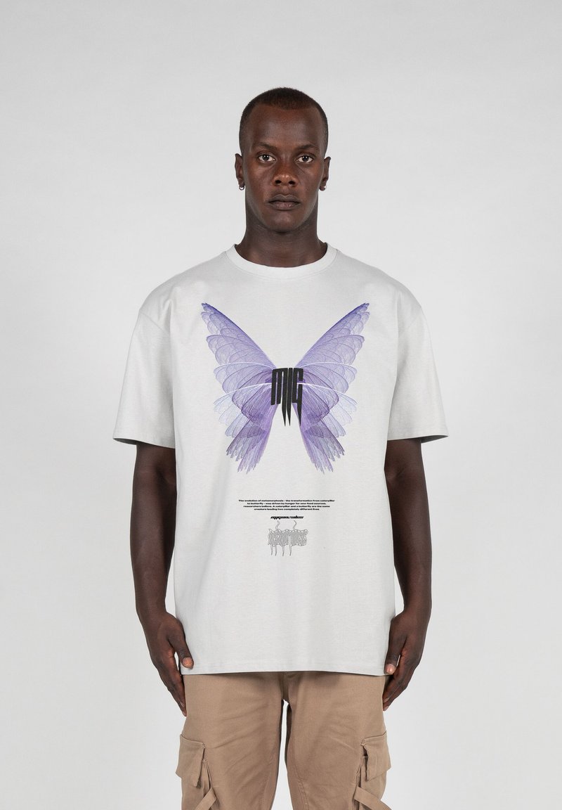MJ Gonzales METAMORPHOSE V 6 X HEAVY TEE - T-shirts print - lightasphalt