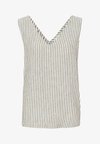 KAAMILIA - Débardeur - chalk black stripe