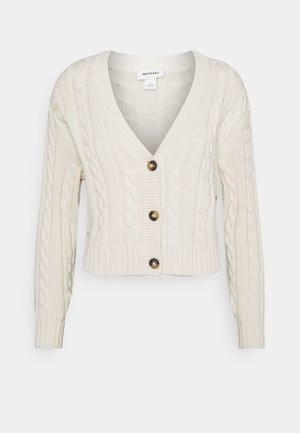 Chaqueta de punto - white dusty light unique