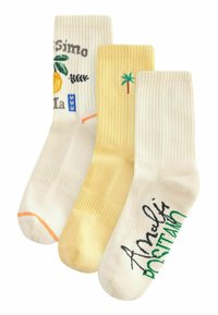 Next - CUSHION SOLE ANKLE 3 PACK WITH ARCH SUPPORT - Calcetines - italian summer Imagen en miniatura 1