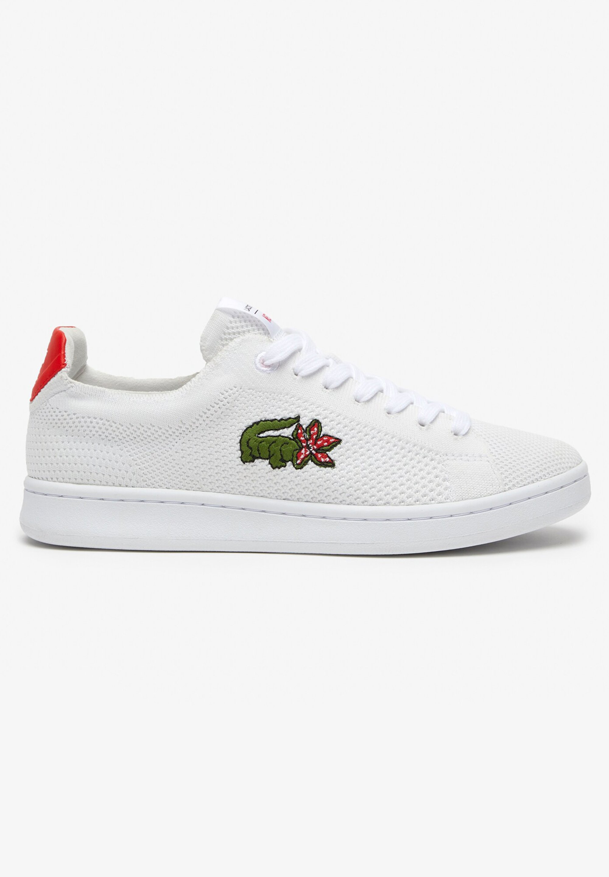 Pies suaves níquel mezcla Lacoste LACOSTE X NETFLIX - Trainers - wht/red/white - Zalando.de