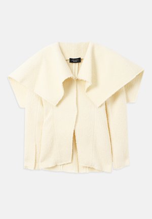FITTED JACKET WITH BIG COLLAR - Ζακέτα - ecru