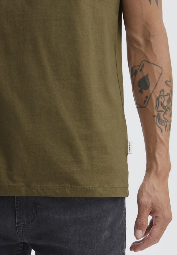 BHTEE - Print T-shirt - military olive3