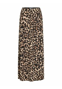VILA LEOA HIGH WAIST - Jupe longue - black