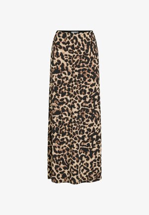 VILA LEOA HIGH WAIST - Maksi svārki - black