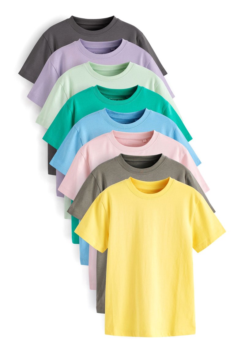 Kinder T-Shirts | Next 8 PACK T-Shirt print bright plain/blau - MM75881 Kinder T-Shirts | Next 8 PACK T-Shirt print bright plain/blau - MM75881