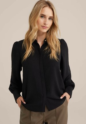 WE Fashion Skjortebluser - black