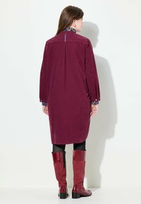 Ulla Popken Košilové šaty - wine red