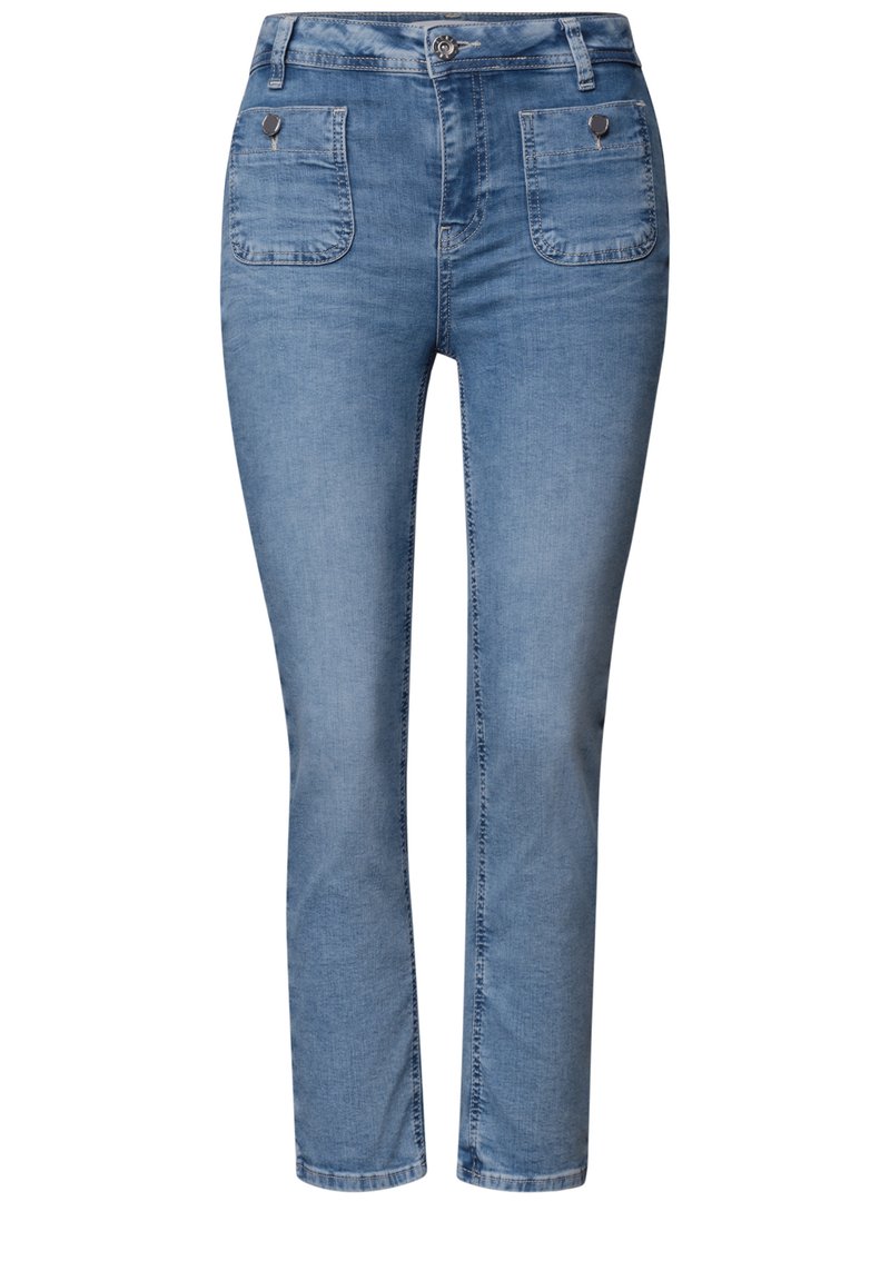 Street One STRAIGHT LEG JEANS WITH PATCH POCKETS - Slim fit jeans ...