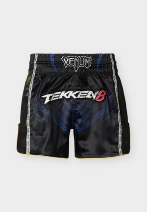 Venum, VENUM X TEKKEN 8 MUAY THAI SHORTS - Αθλητικό σορτς - black/yellow