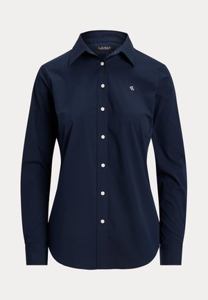 Lauren Ralph Lauren EASY CARE STRETCH COTTON SHIRT - Blúzka so zapínaním na gombíky - navy
