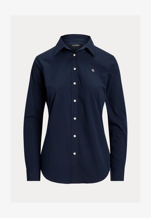 Lauren Ralph Lauren EASY CARE STRETCH COTTON SHIRT - Blúzka so zapínaním na gombíky - navy