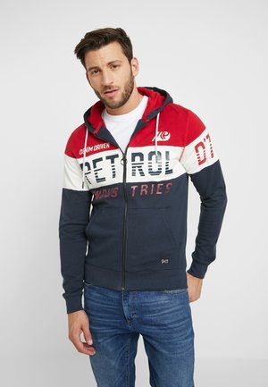 NORMAL FIT - Zip-up sweatshirt - fire red
