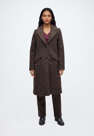 Vero Moda, VMELENA LONG COAT NOOS - Класическо палто - chocolate torte