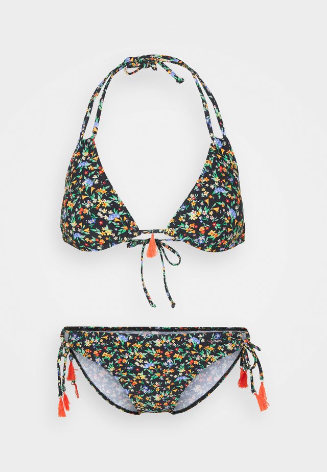 TRIANGLE SET - Bikini - black