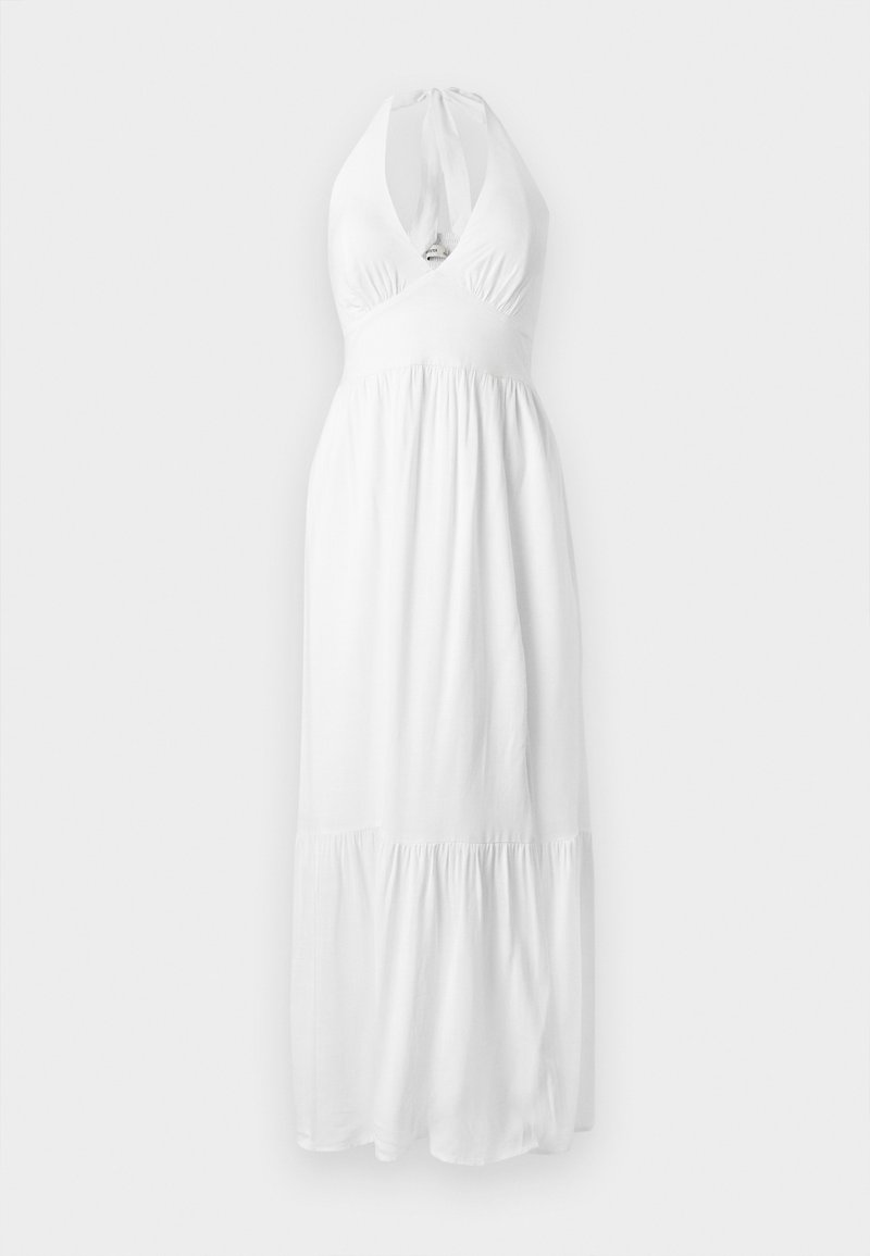 Hollister Co. HALTER MAXI DRESS - Maxi dress - off white/off-white -  Zalando.co.uk