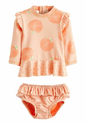 SUNSAFE  2 PIECE SET  REGULAR FIT - Costum de baie din două piese - orange peach