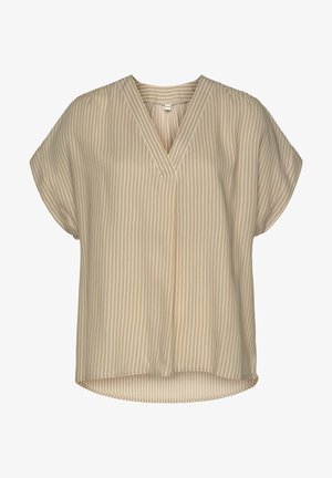 LASCANA, Blouse - sand weiß gestreift