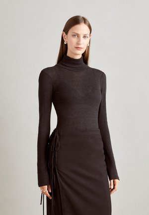 Anna Field Langærmet T-shirt - black