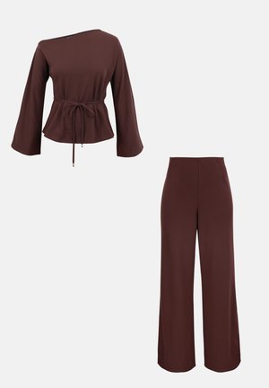 Even&Odd by Zalando, SET - Pantalon classique - brown